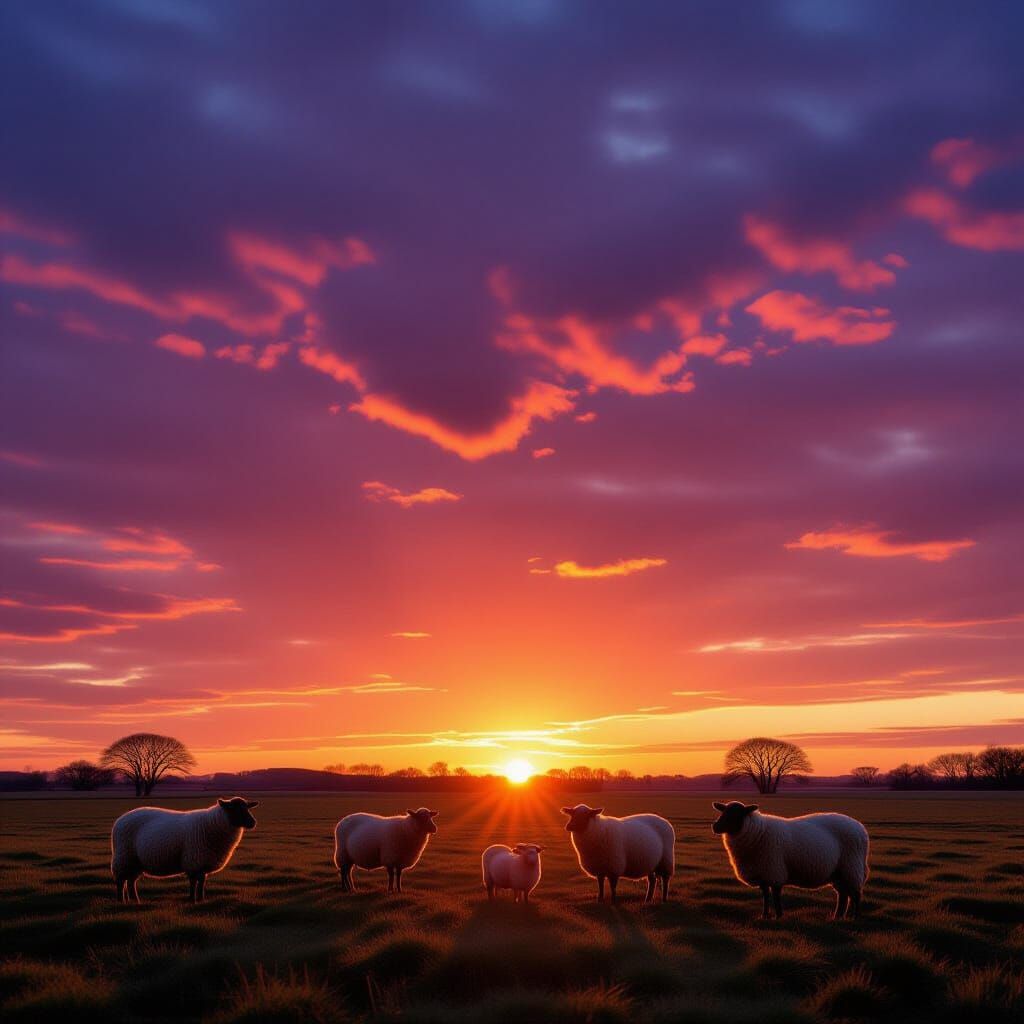 Red Sky Morning: Weather Warning