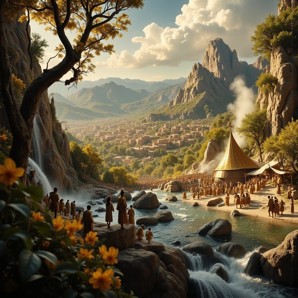 Conquistadors Celebrate El Dorado Discovery in 1537