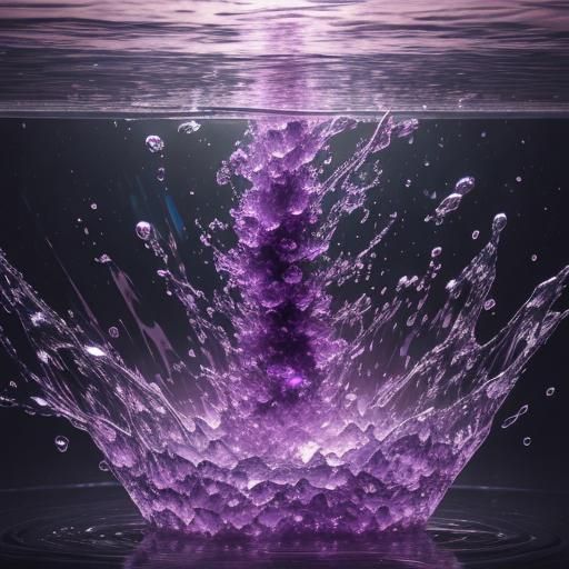 The bubbling tonic that is amethyst in color. It smells like...