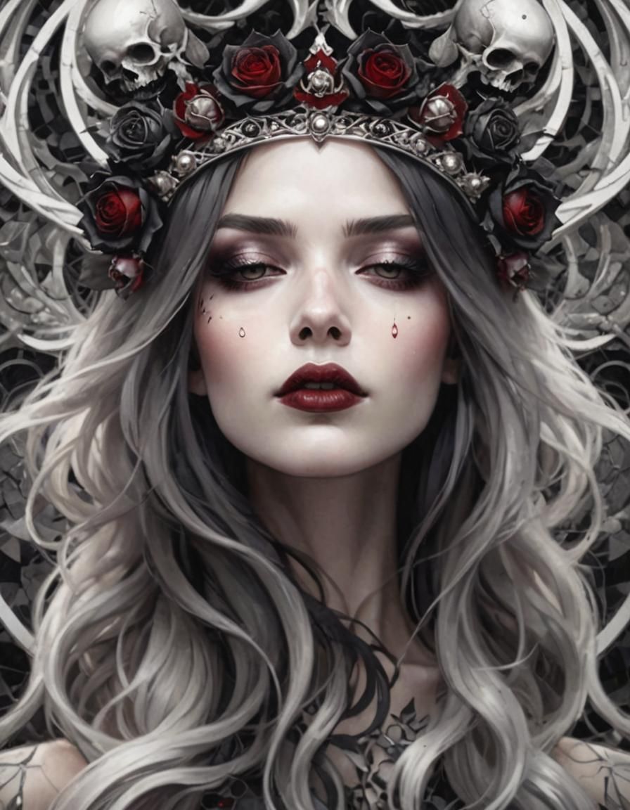 Beautiful face, dark heart