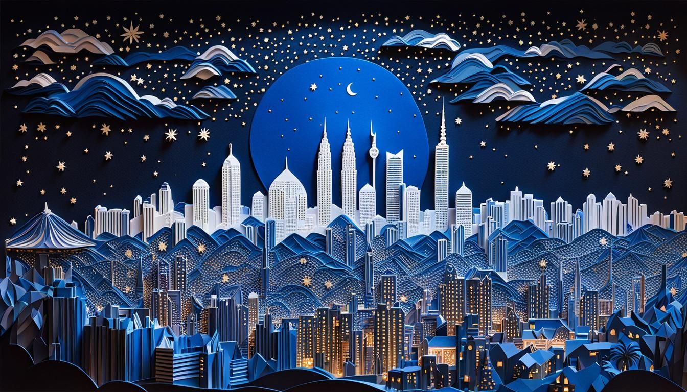 Kirigami Fairytale: Kuala Lumpur in Paper Cut