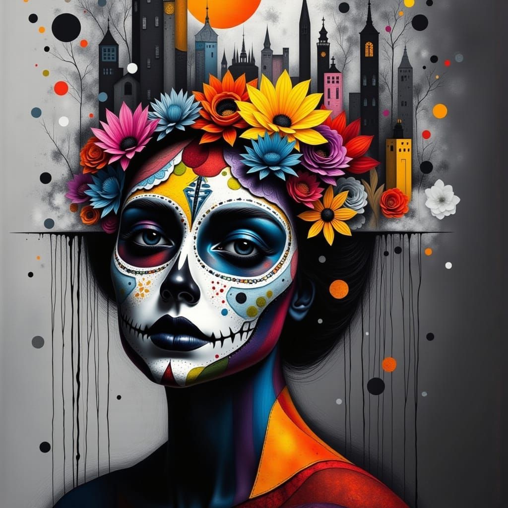 <lora:DDM Calavera 2:1.0> <lora:Death River:1.0> <lora:Draw ...