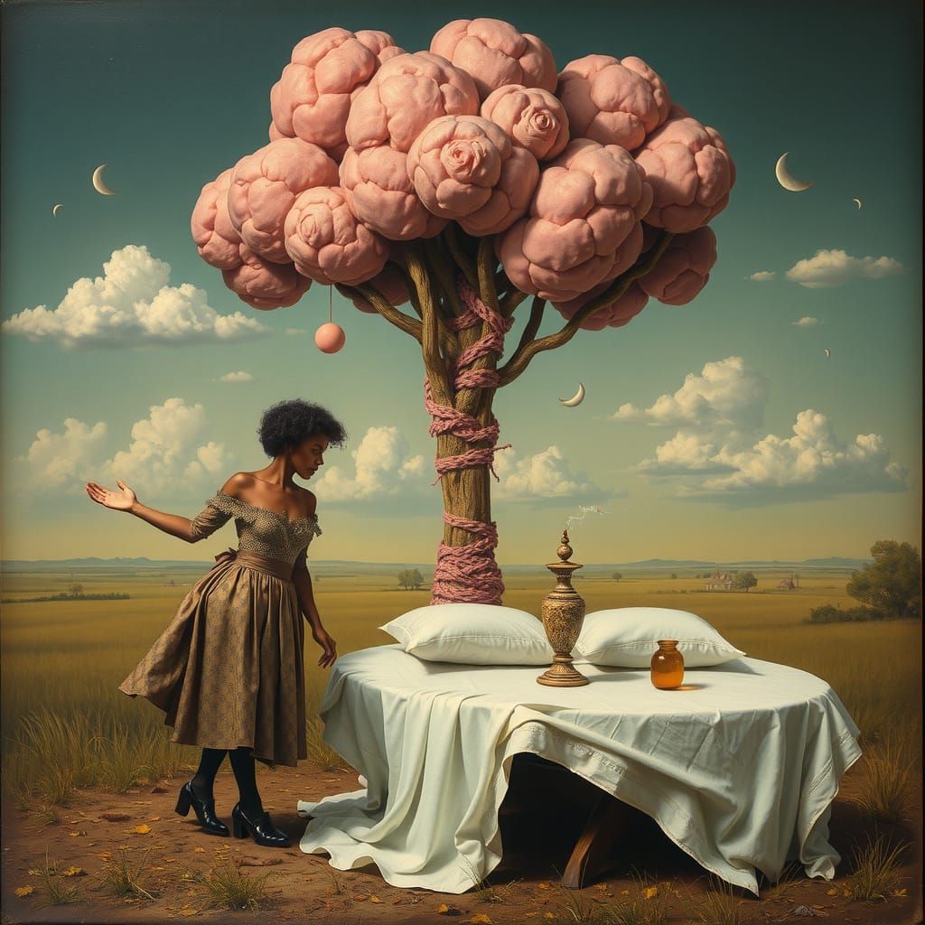 Surreal Dreamscape of Absurdity