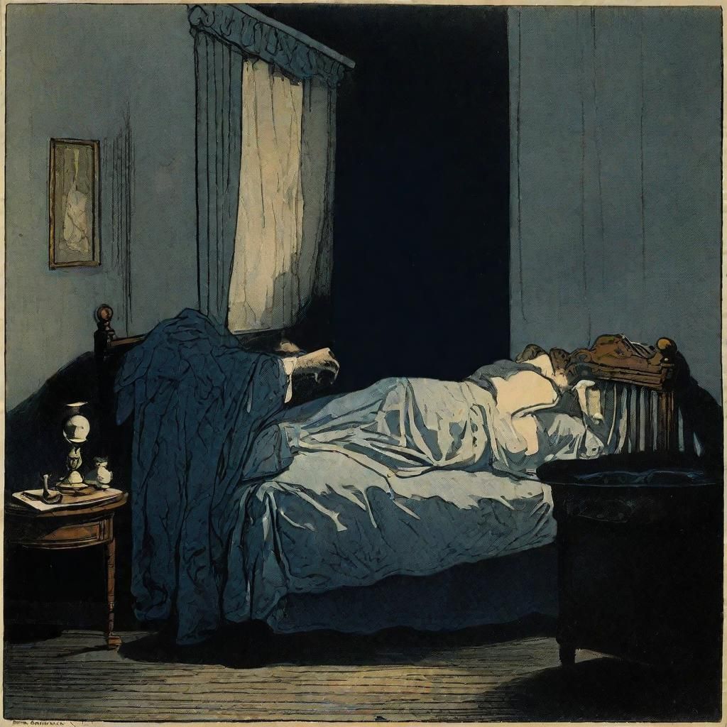 Dreamer Asleep in a Vacuum of Tears