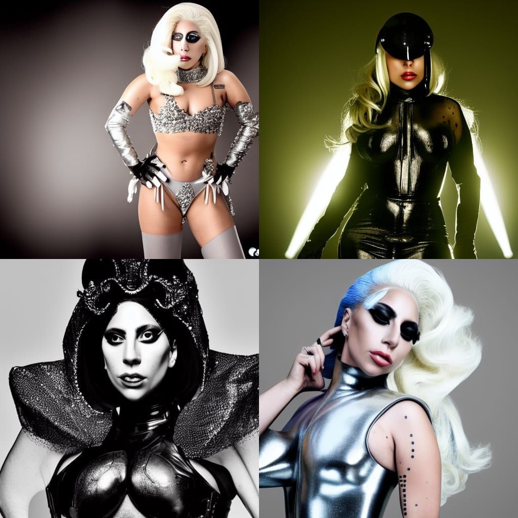 Lady Gaga in Striking Gear: Professional Photography