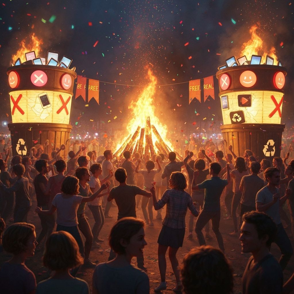 Social Media Detox Festival with Bonfires of Tech