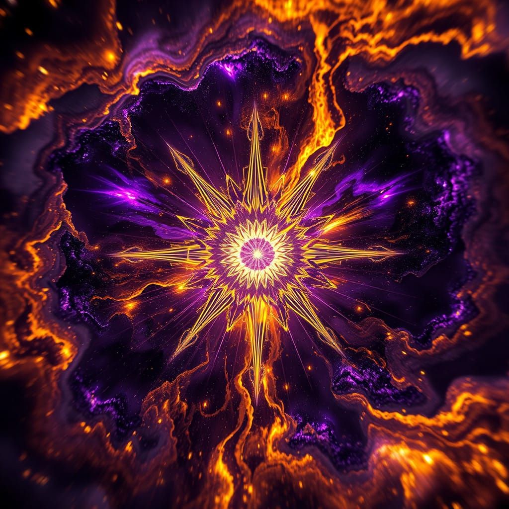 Celestial Tapestry in 8K Resonance