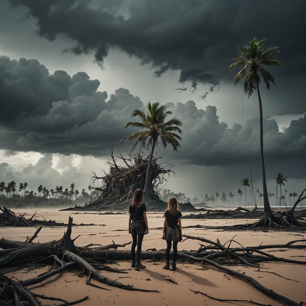 Post-Apocalyptic Island: Solitude in a Dystopian Landscape