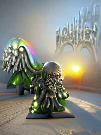 Heavy Metal Cthulhu in Giger Style