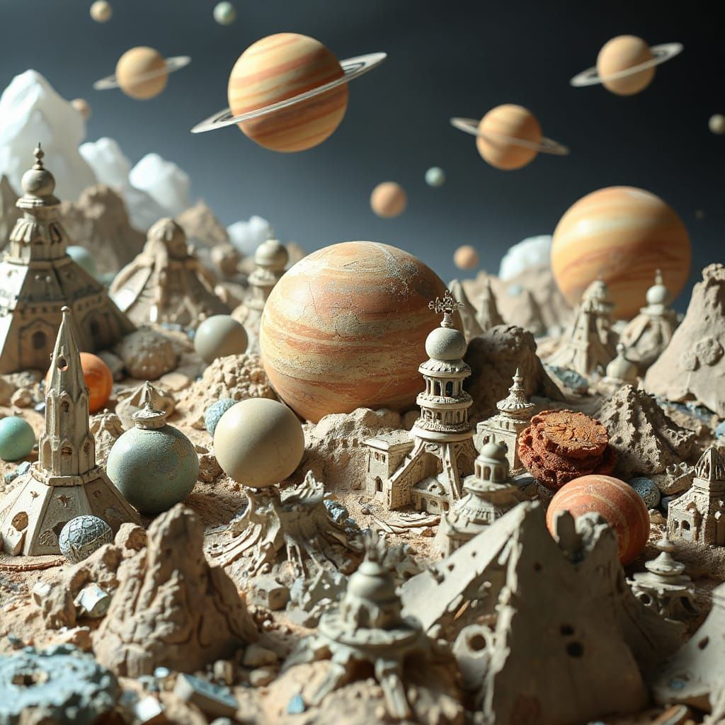 Miniature Worlds Recreating Reality: Futurism and Realism