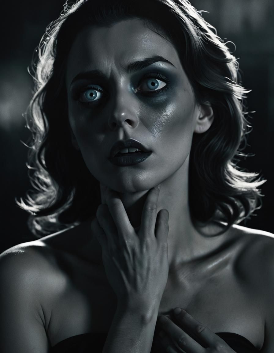 Desperate Anguish: A Film Noir Inspired Close-Up