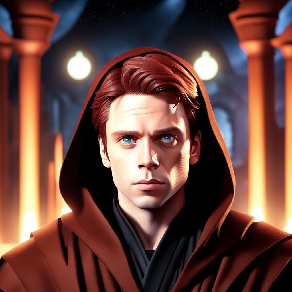Ben Skywalker in Jedi Temple, Clone Wars Style