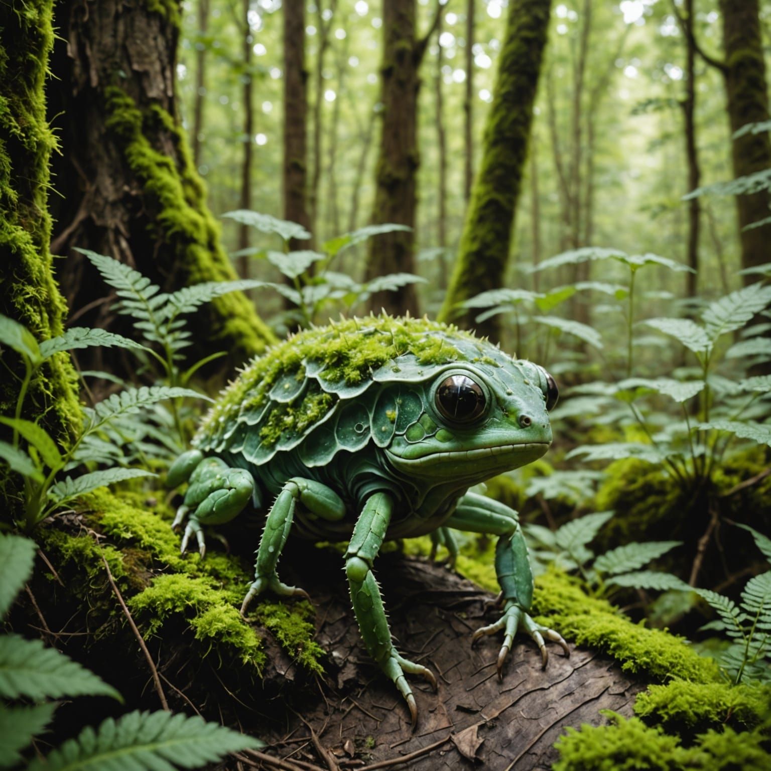 Phytomorphic Creature in Natural Habitat