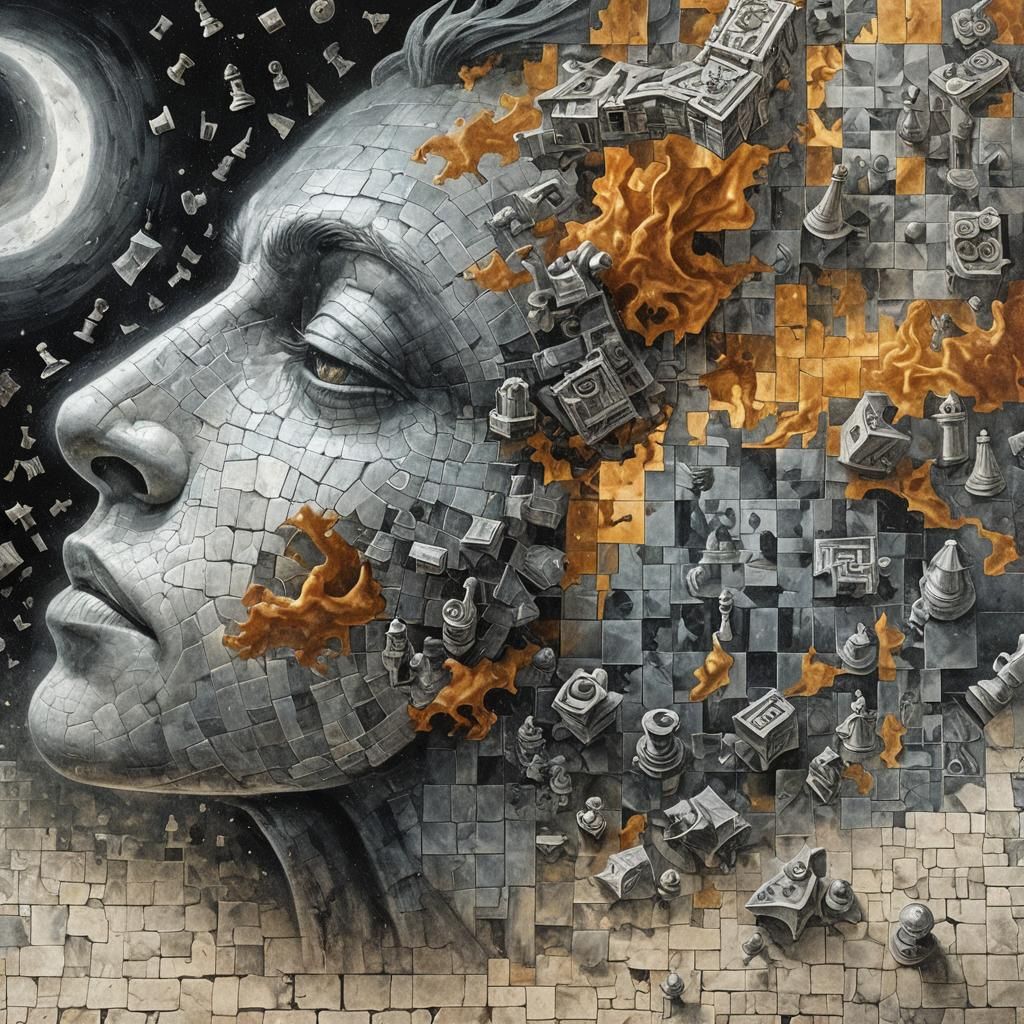 Surreal Unusual Chess Boards Puzzle Art Games Uncanny Valley...