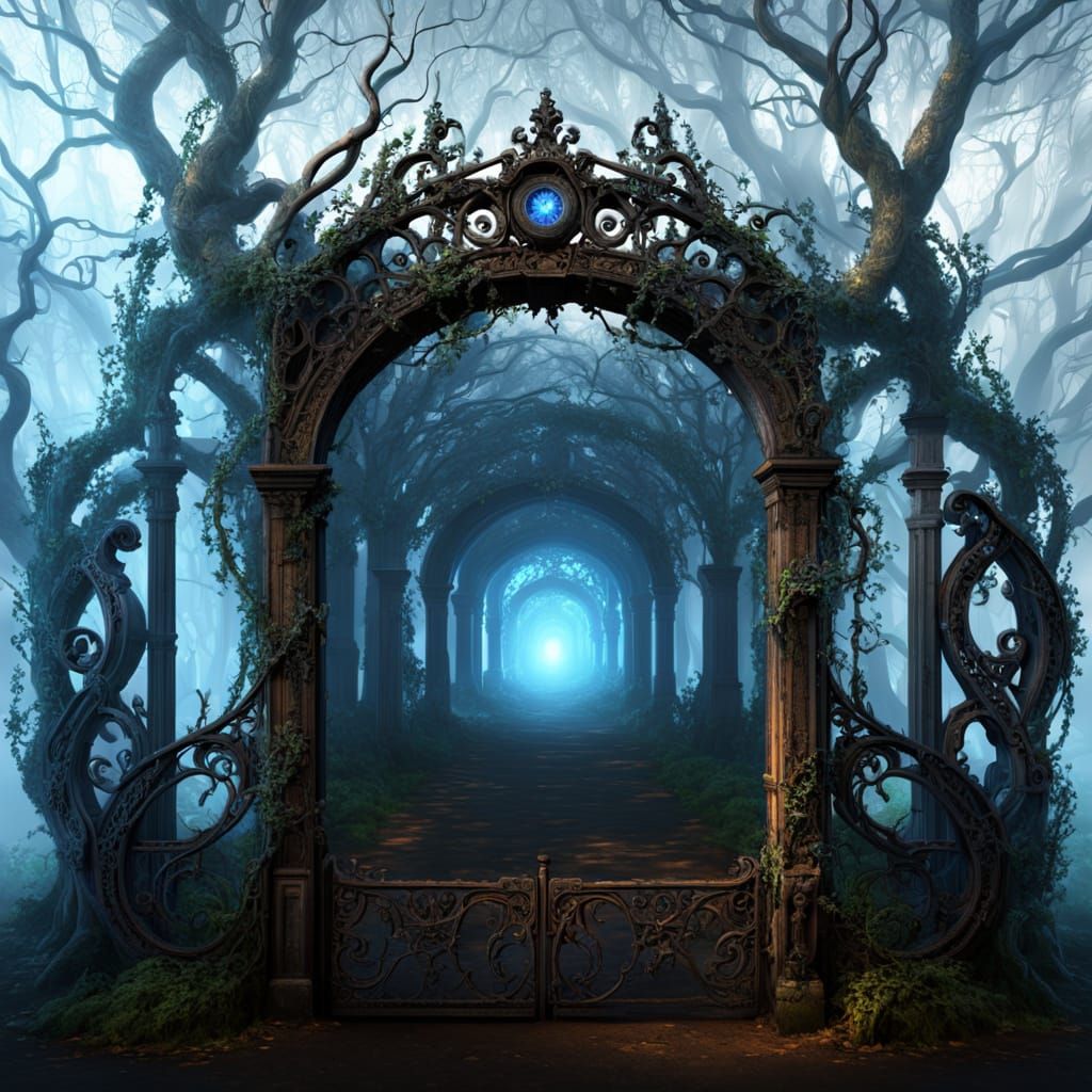 Enchanted Antiquated Gateway to the Multiverse