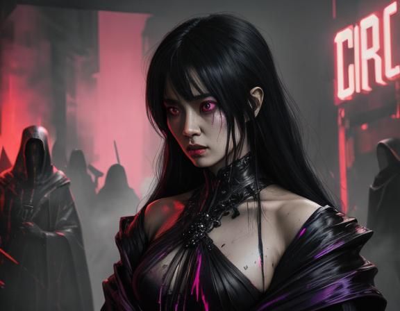 Eerie Dystopian Surrealism with Zombie Figure