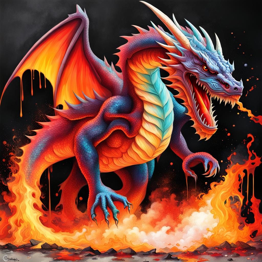 Dragon's Fury: Graffiti Art Apocalypse
