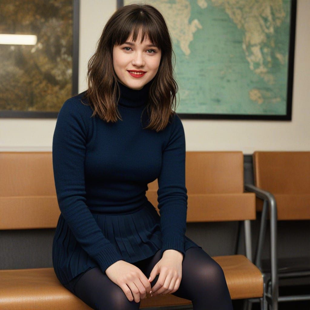 Youthful Beauty in Warm Cinematic Light