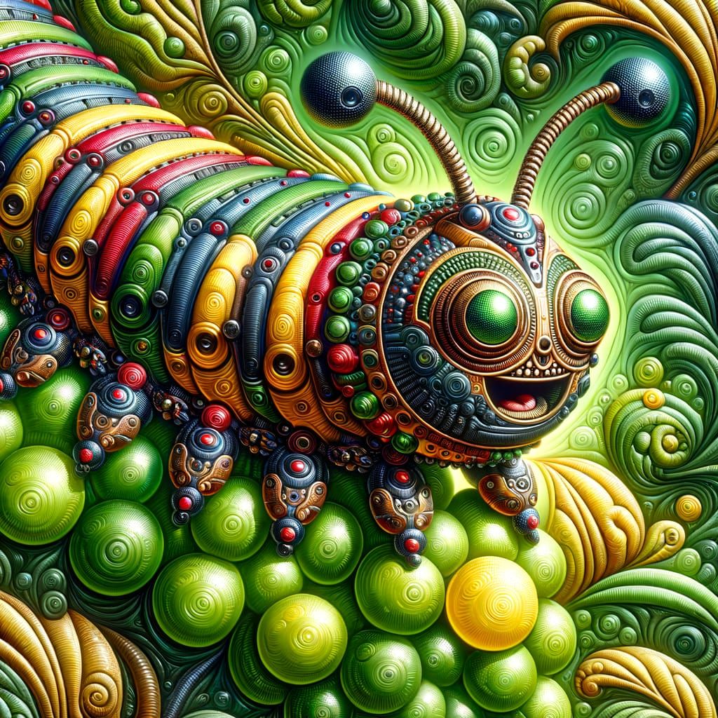 Quest: Excited Caterpillar - Robot