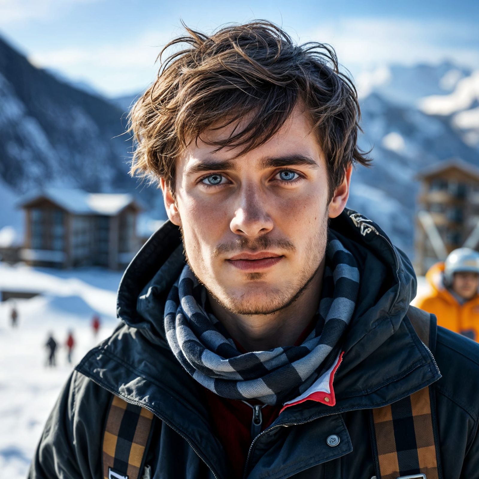 Charming Irish Skier Captured in a Candid Moment