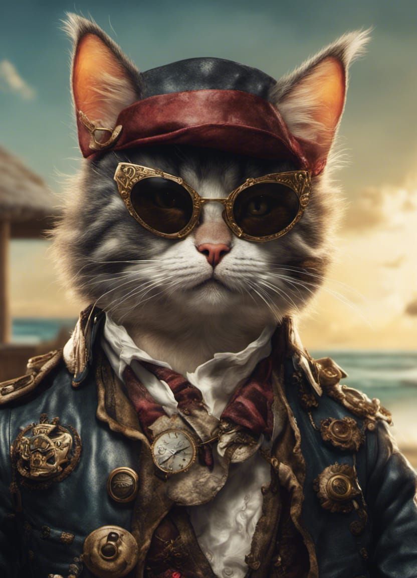 Captain Greywhiskers at the bar.