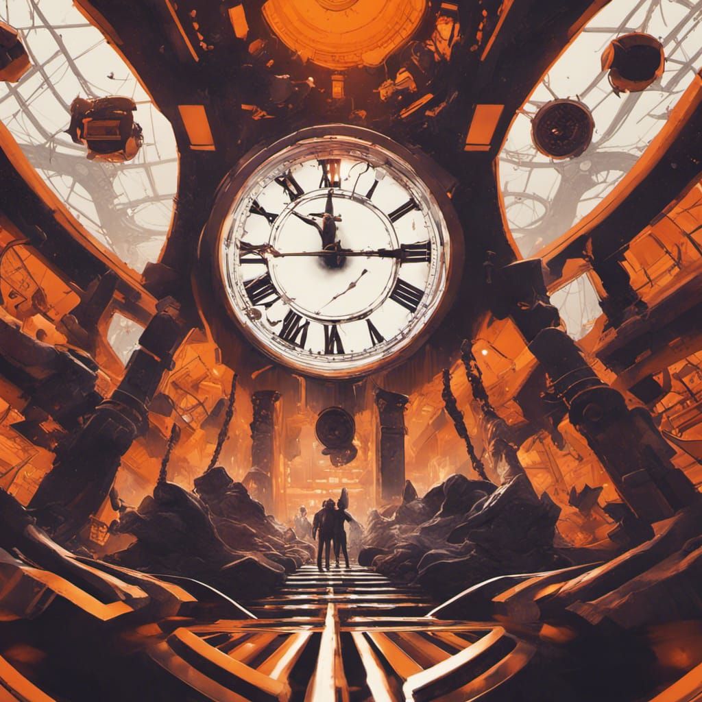 A Clockwork Orange Dark Fantasy Concept Art