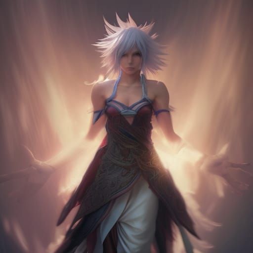 Y'shtola Minfillia Portrait with Magical Power