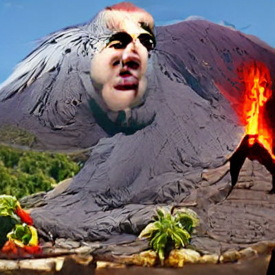 AI Realization of Joe Vs. the Volcano