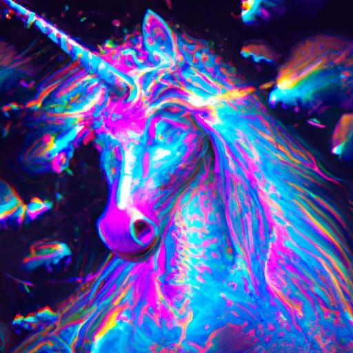 unicorn hologram