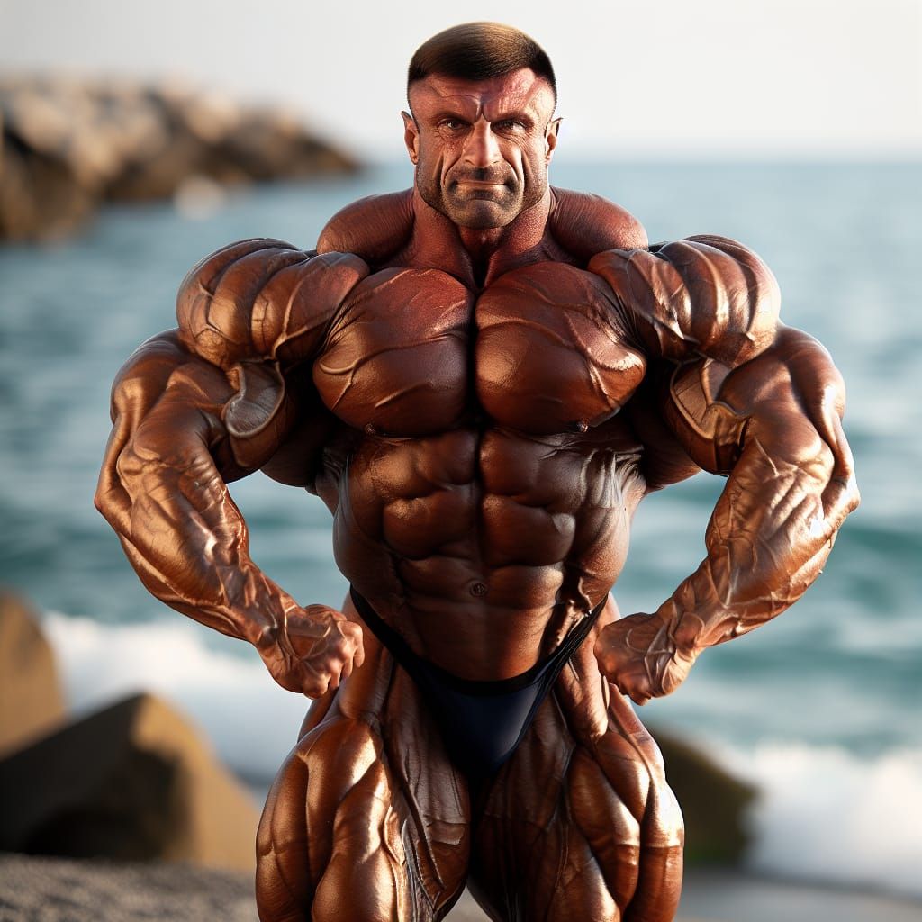 Beach Bodybuilder