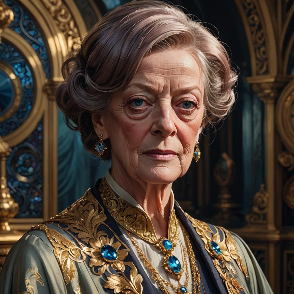 Portrait of Dame Maggie Smith