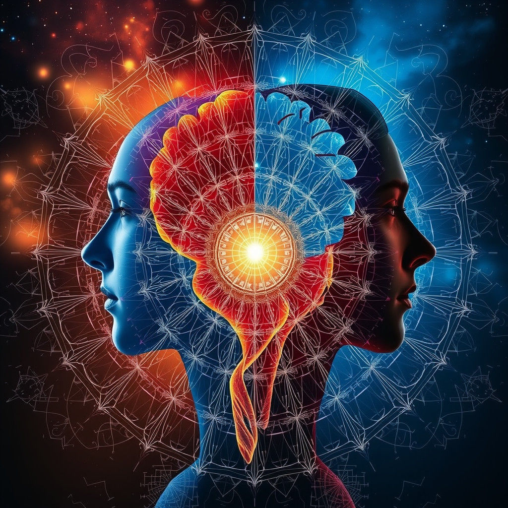 Surreal Double Exposure Masterpiece Reveals Holographic Huma...