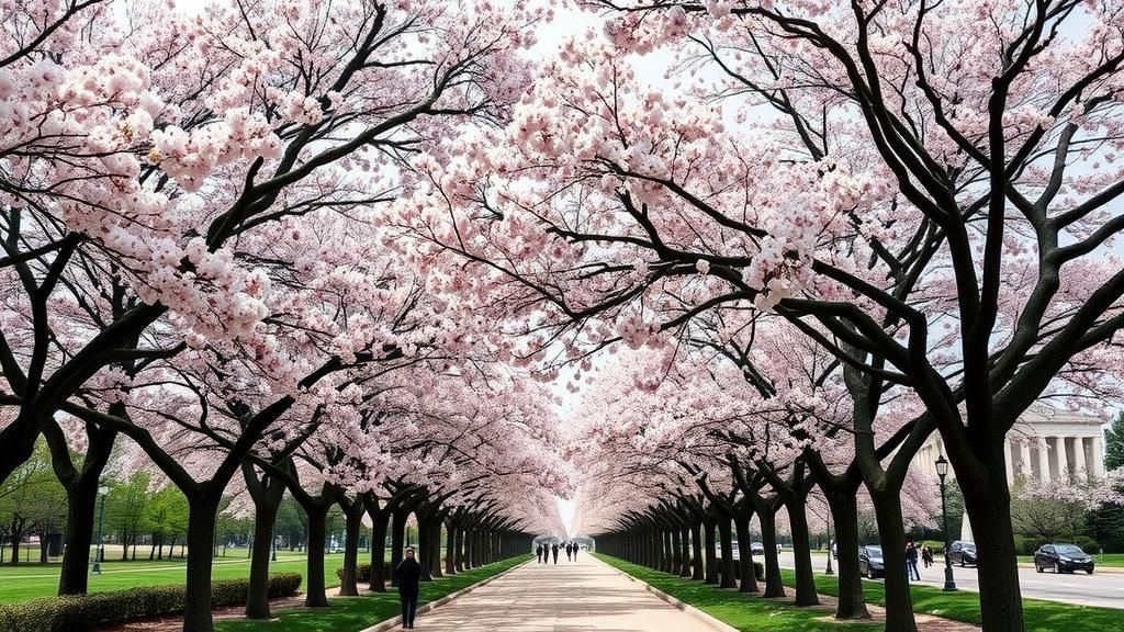 Cherry Blossom Trees Bloom in Washington D.C.