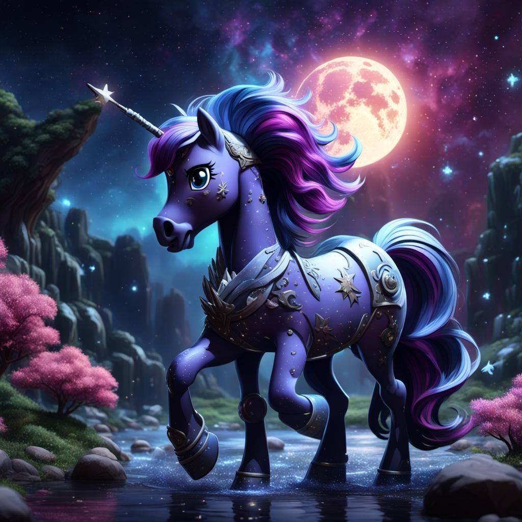 My Little Pony: Star Shower in Detailed Matte Painting