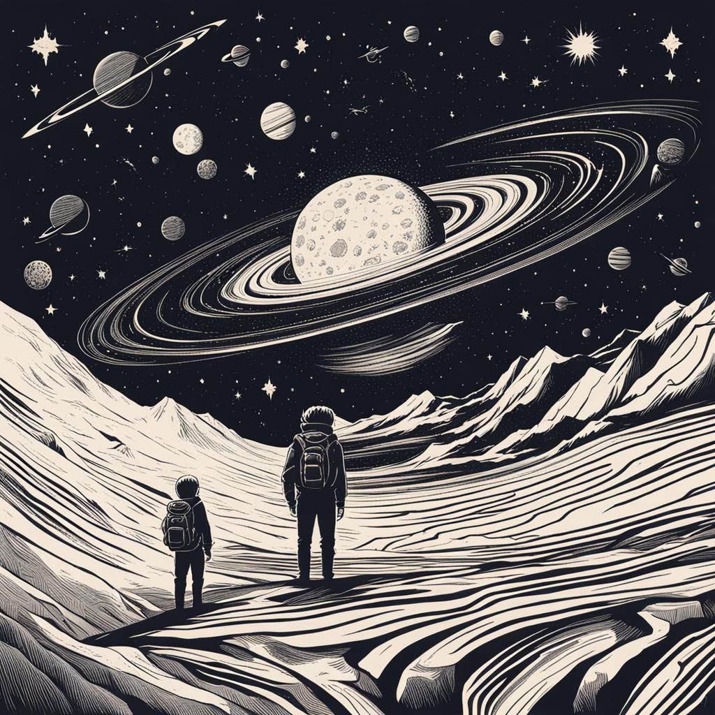 Lost on a Strange Planet Stargazing