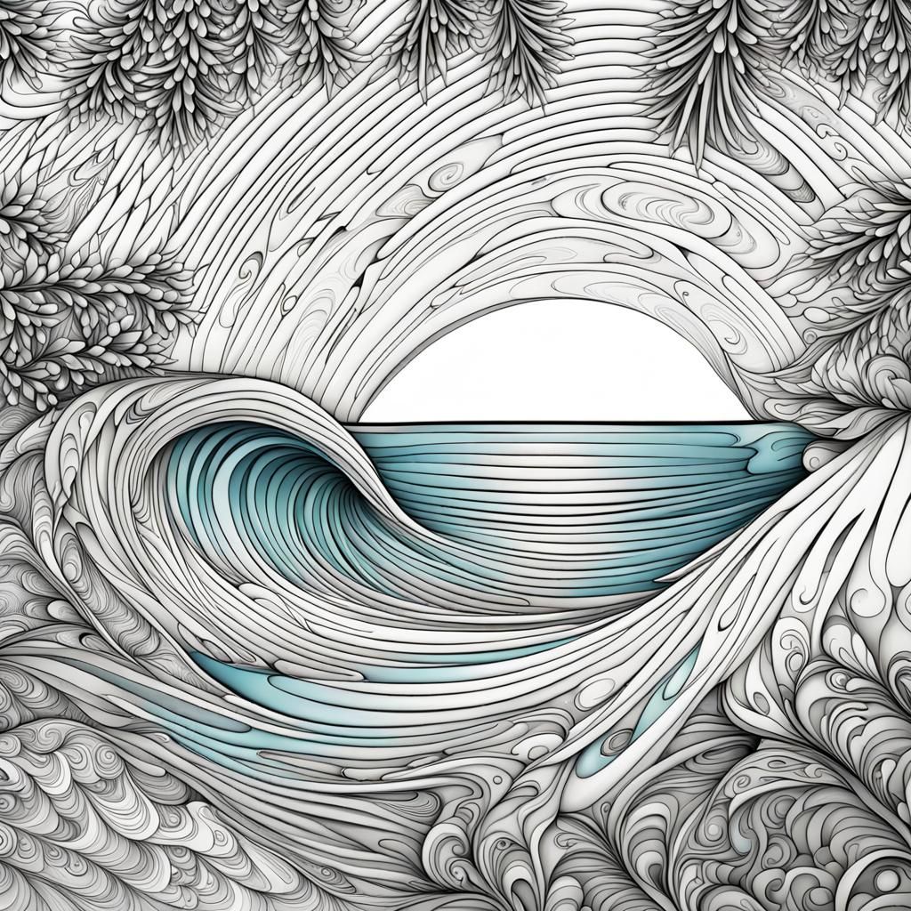 Christmas in Kona, Hawaii with Abstract Fractals