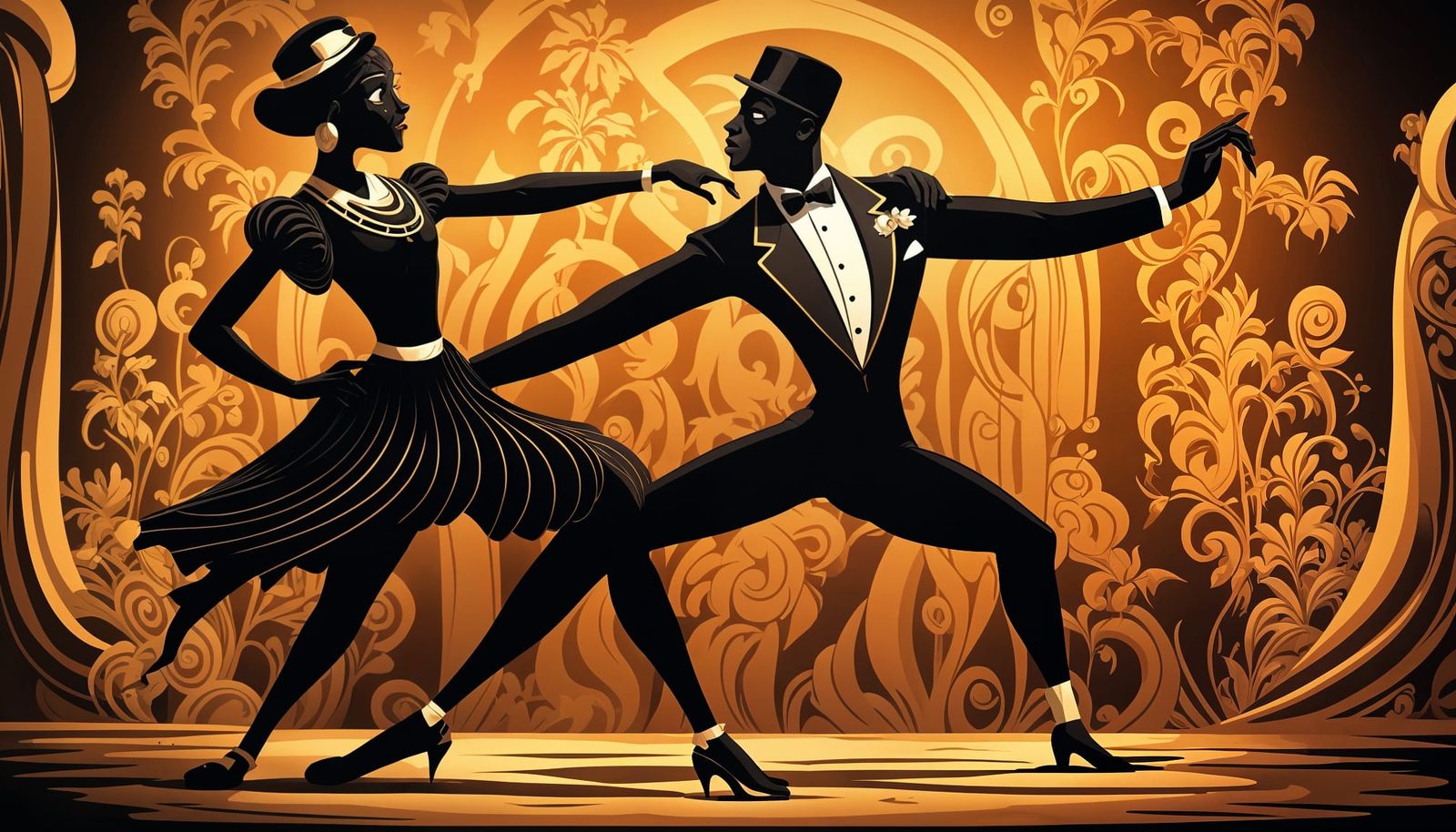 Vibrant Fleischer Studio Cartoon Characters Dance in Intrica...