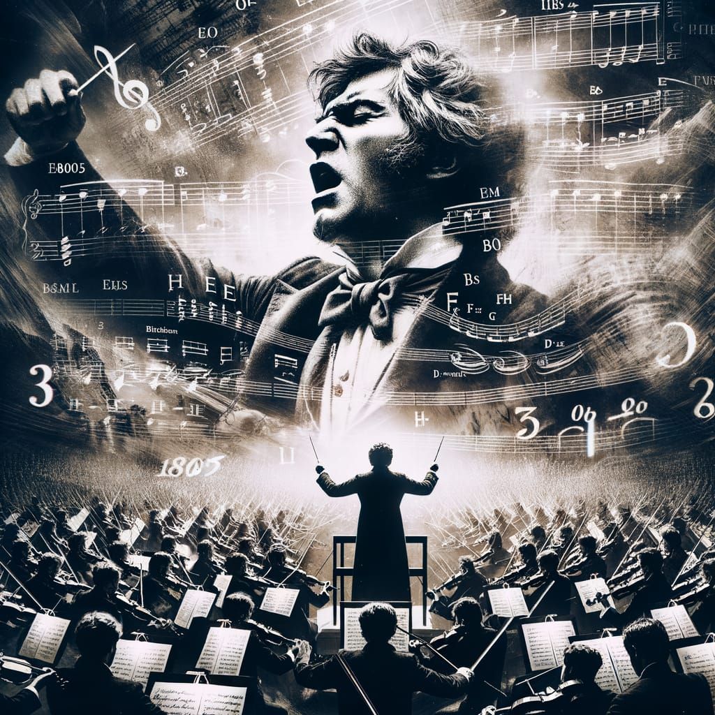 Eroica Symphony in a Timeless Double Exposure