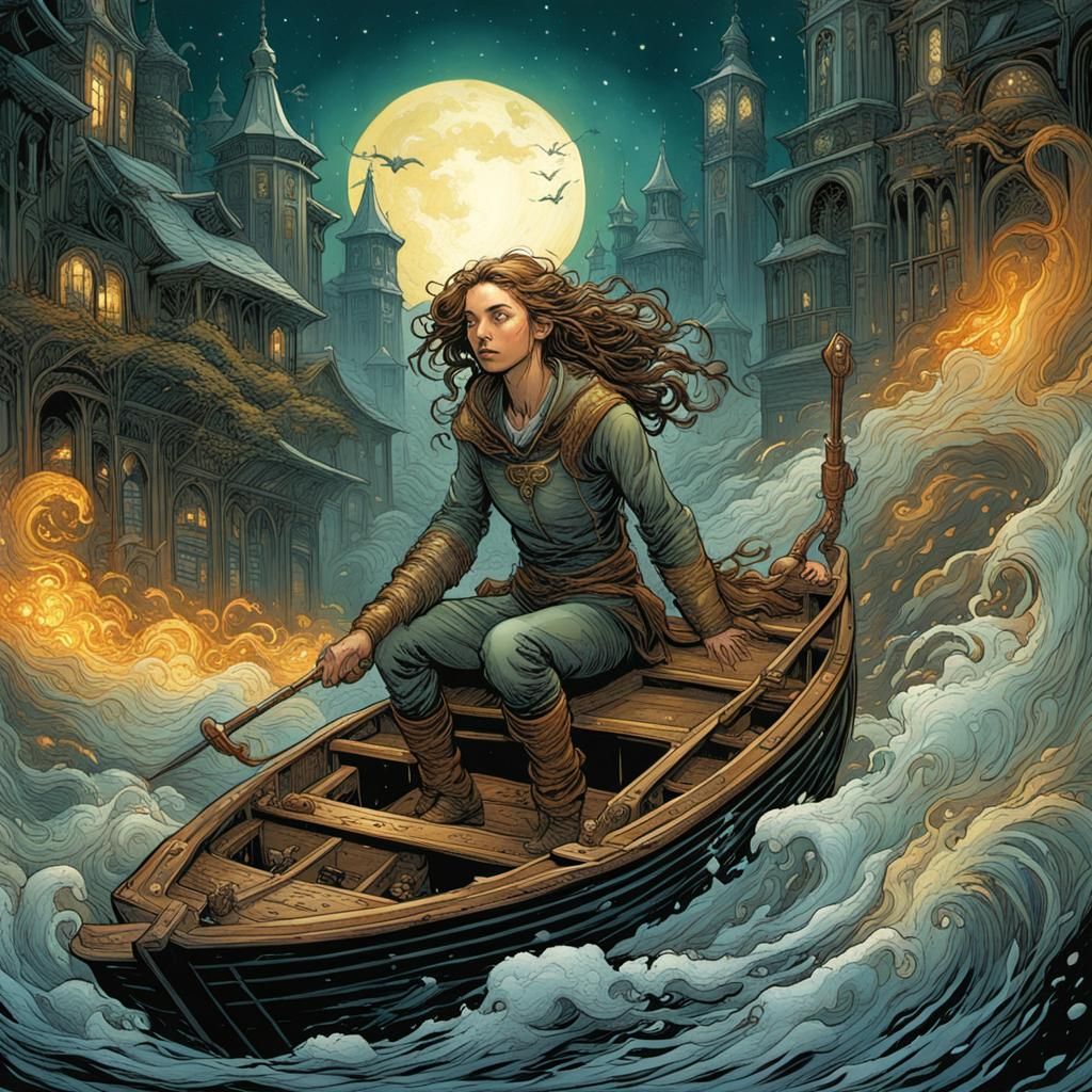 Comic Book Art Inspired by Rebecca Guay