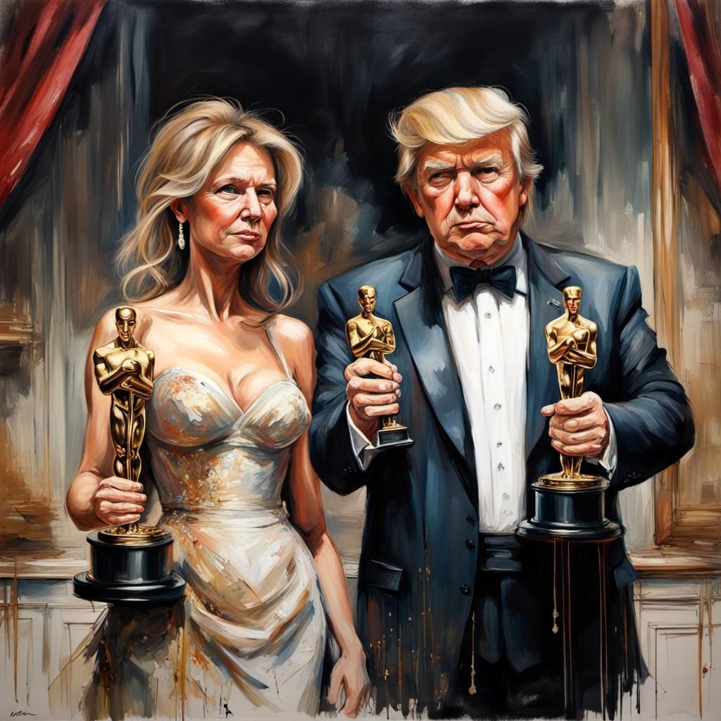 Donald Trump and his wife Malania