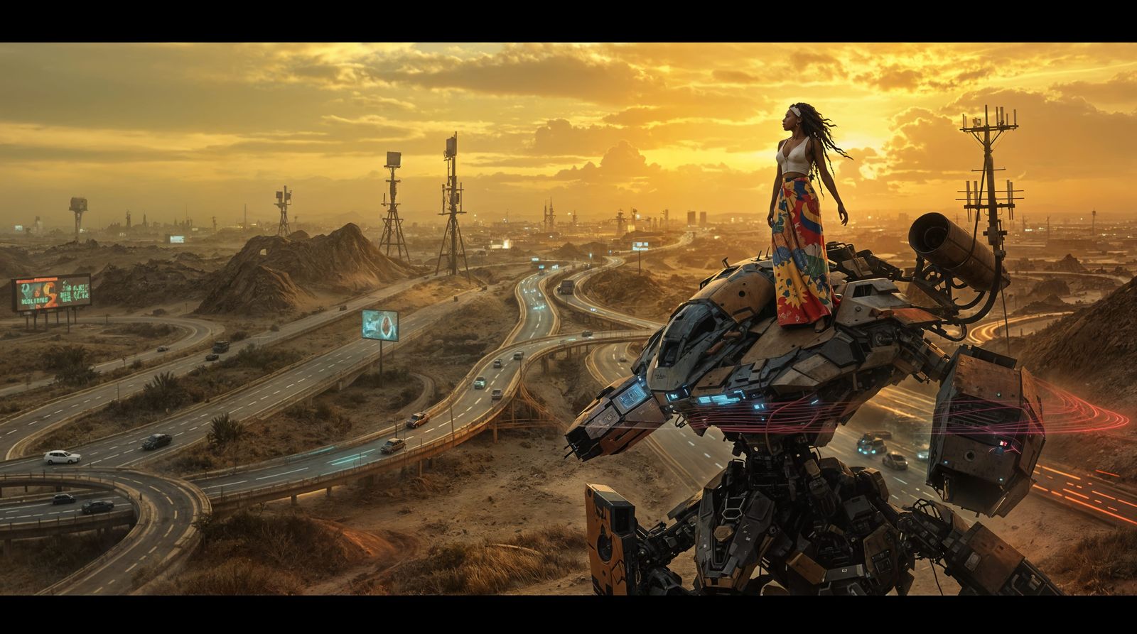 Post-Apocalyptic Hope in Vibrant Digital Art