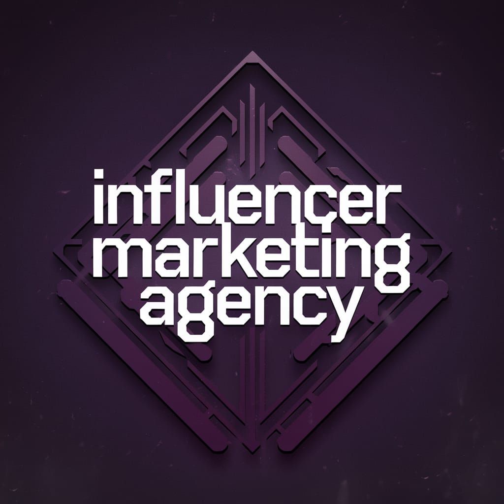 Sleek Minimal Logo for Influencer Marketing