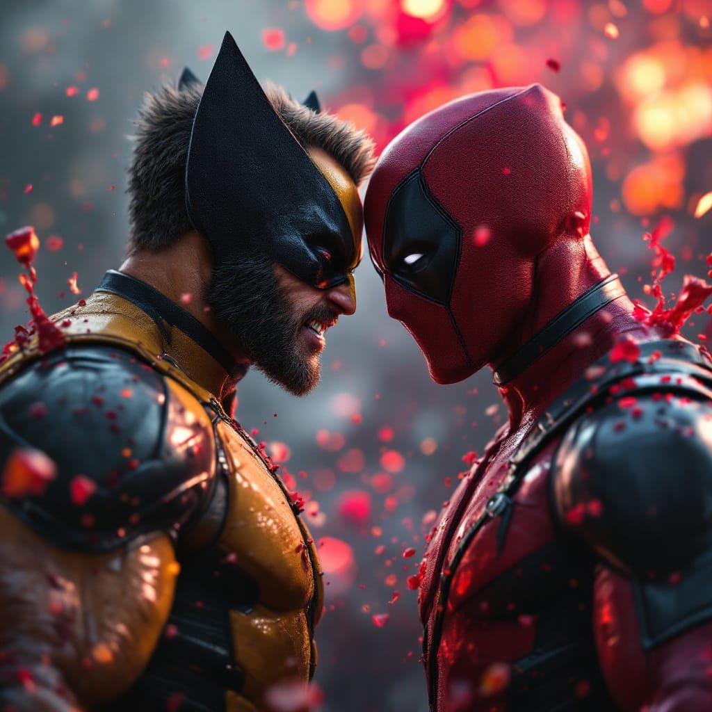 Wolverine and Deadpool: Detailed Fantasy Concept Art
