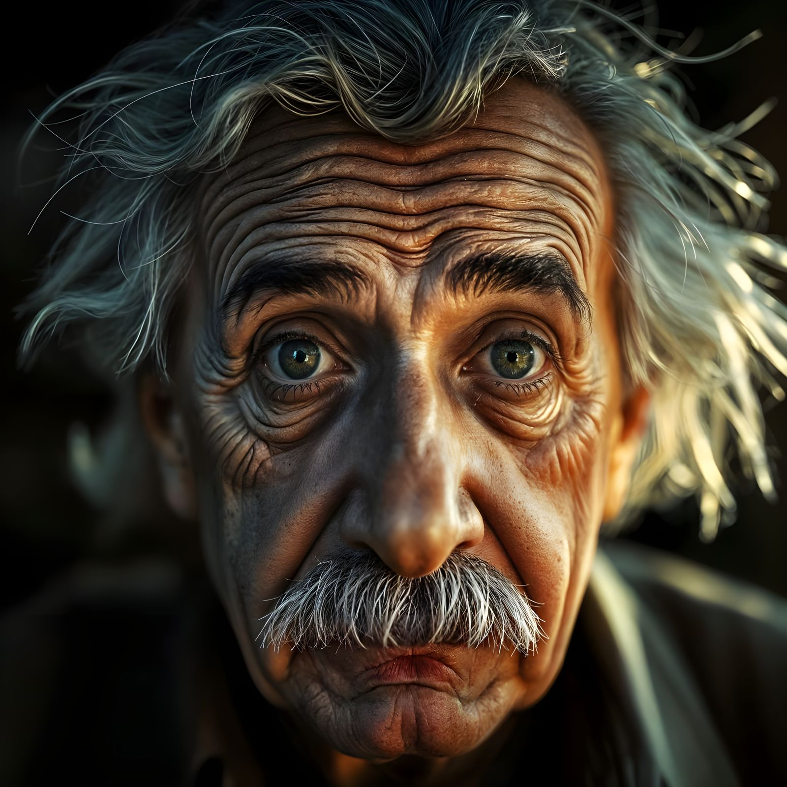 Einstein Portrait in Ambient Light