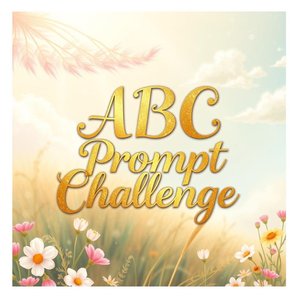 Gold Foiled ABC Prompt Challenge in Fairytale Style