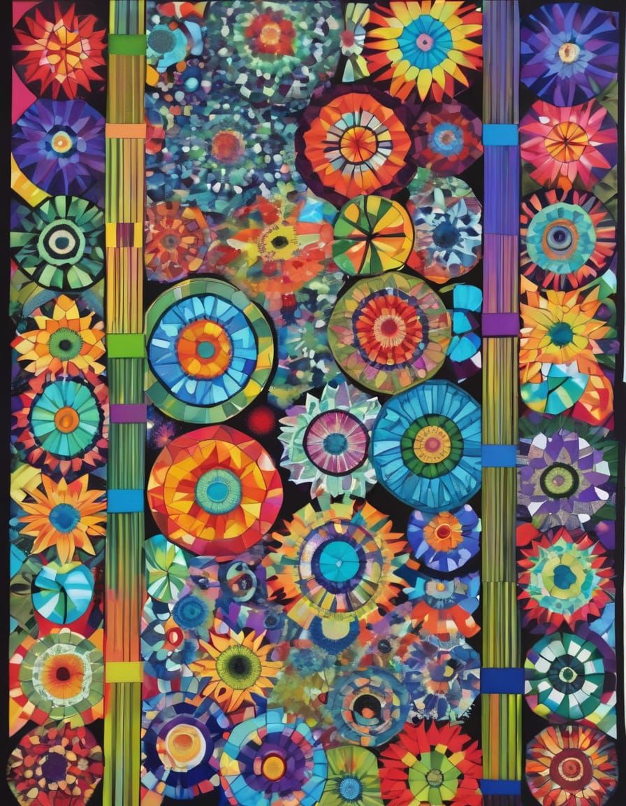 Kaleidoscopic Abstract Art