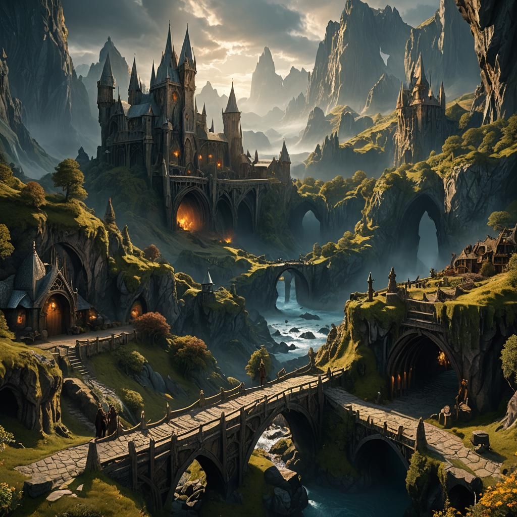 Peacehammer Meets Lord of the Rings: Fantasy Art