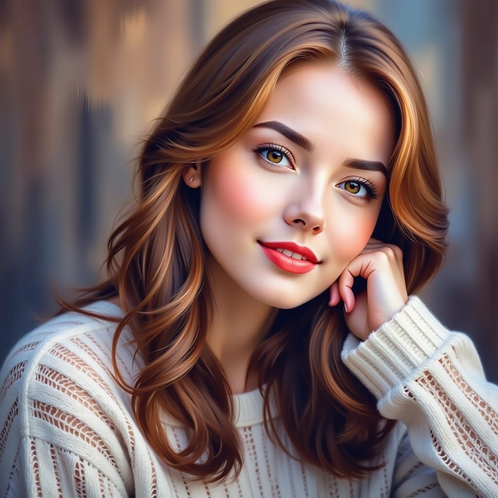 Abstract Colorful Swirls in Digital Art Style