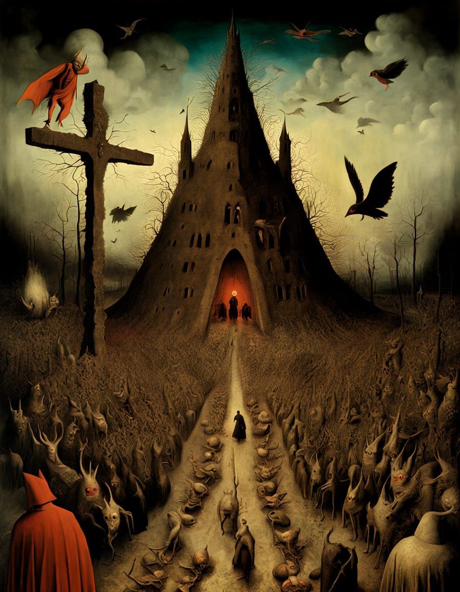 Dark Surrealism: A Haunting Encounter with the Devil at a Cr...