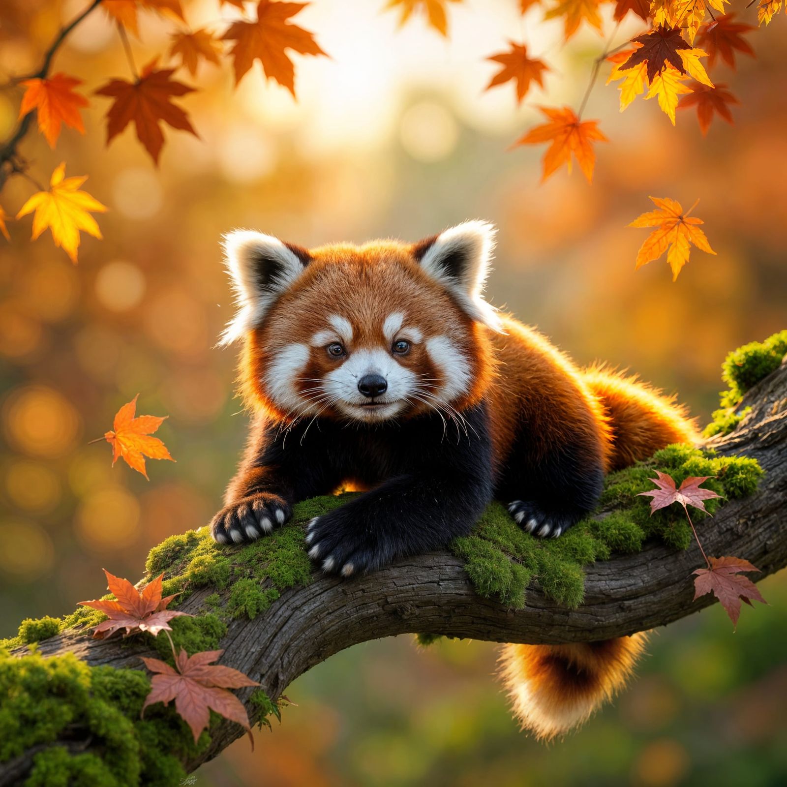 Red Panda Explorer in Bamboo Jungle
